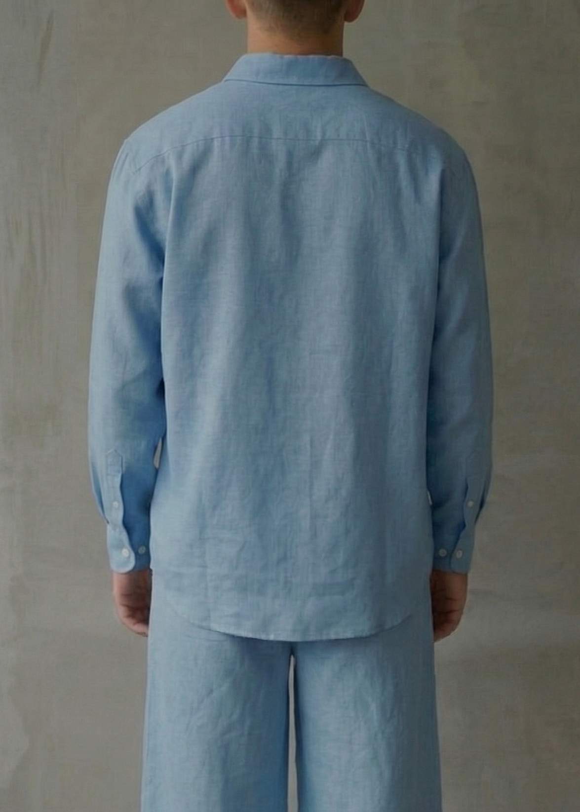Men's Linen Pants - Blue