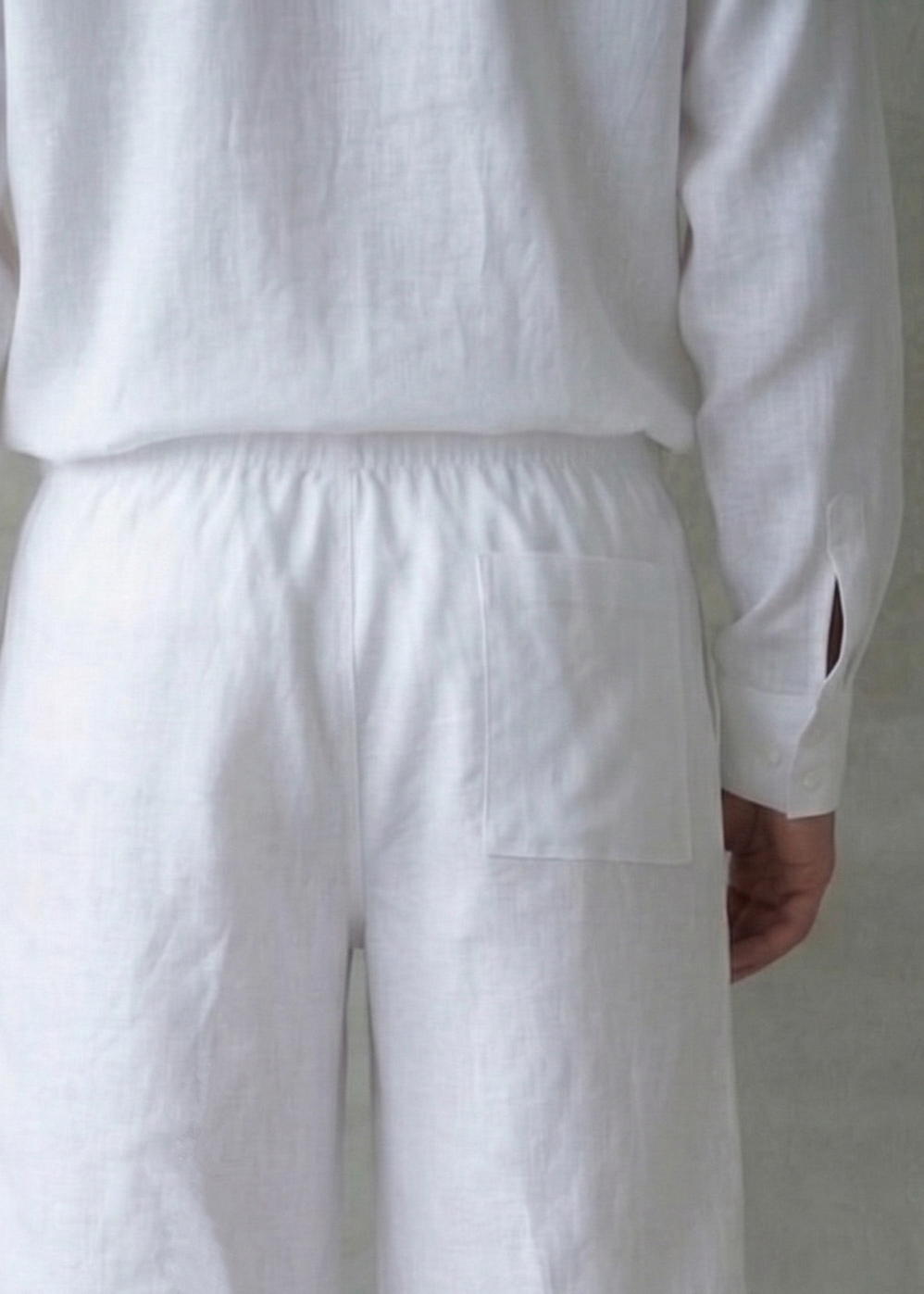 Men's Linen Pants - White