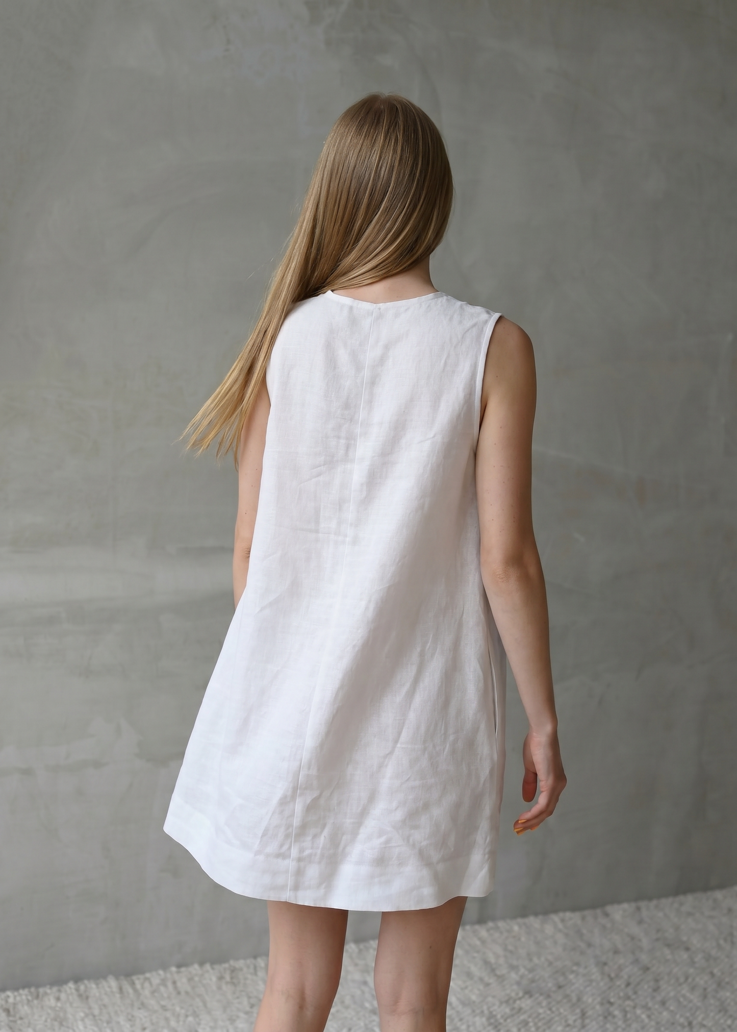 Linen Dress – White
