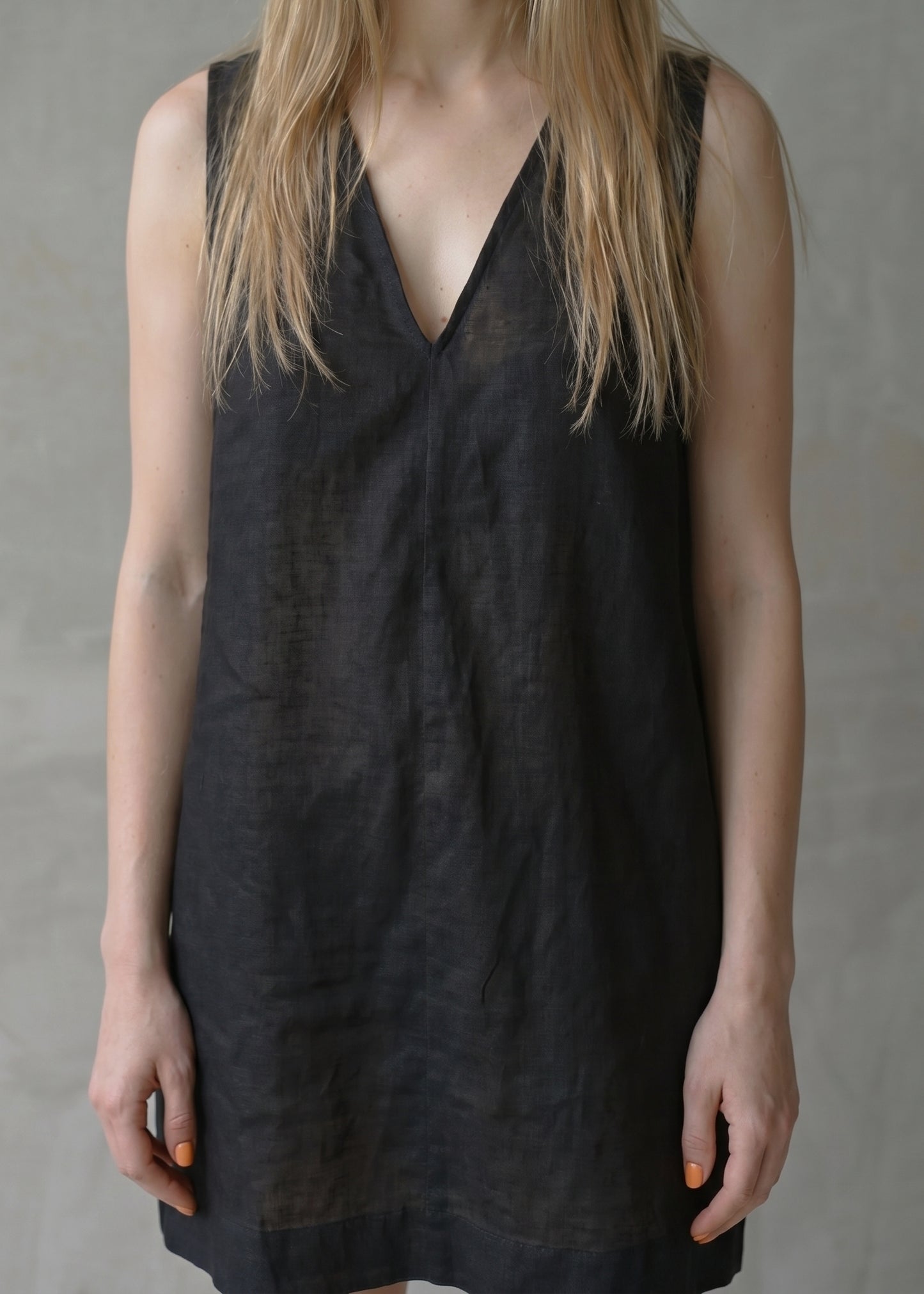 Linen Dress – Black
